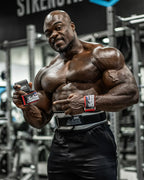 Schiek Model 1200 - Power Lifting Hooks - Red