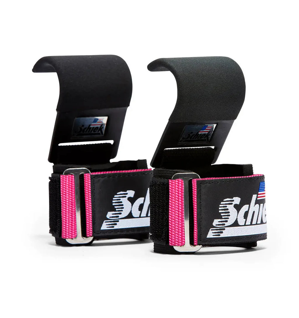 Schiek Model 1200 - Power Lifting Hooks - Pink