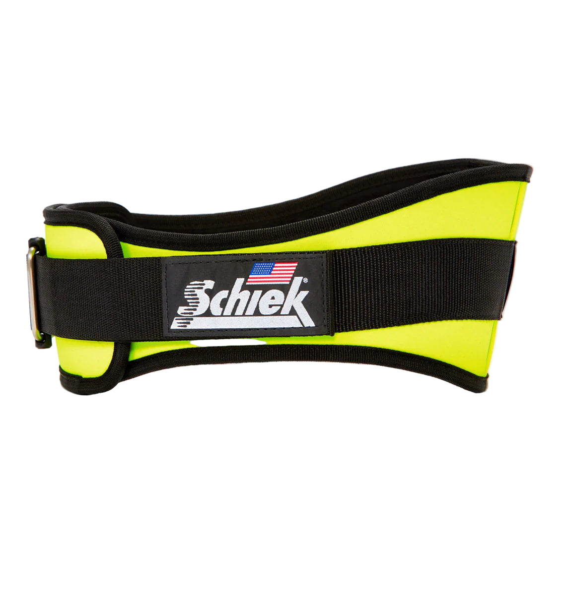 Schiek 2006 Contour Lifting Belt - Neon Yellow