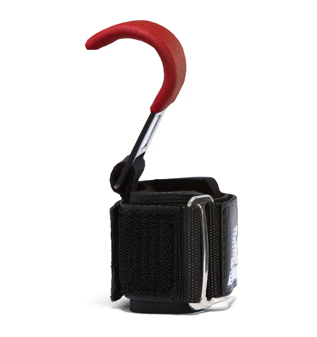 Schiek Model 1200 - Power Lifting Hooks - Red