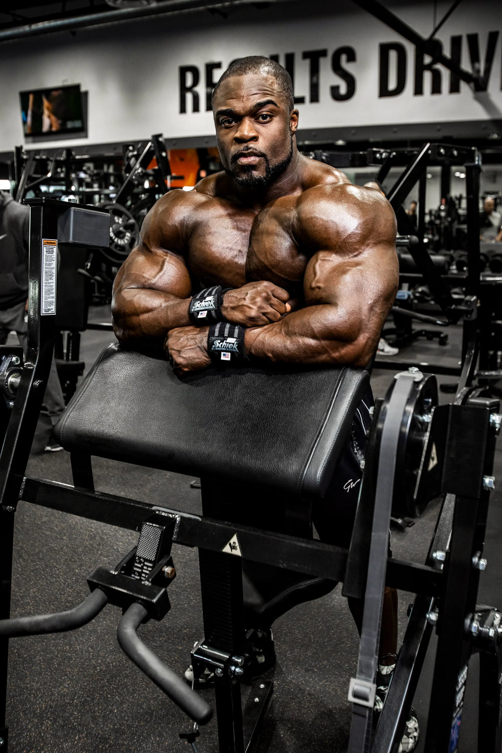 Schiek Black Out Line Wrist Wraps - 12"