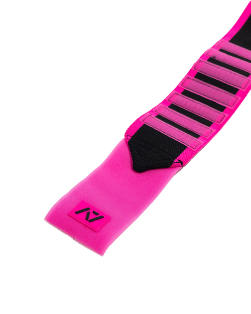 A7 Zebra - Stiff - 99cm Wrist Wraps - Flamingo