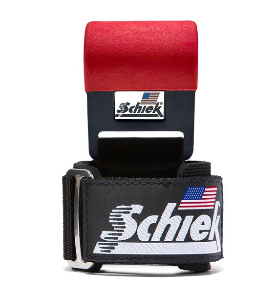 Schiek Model 1200 - Power Lifting Hooks - Red