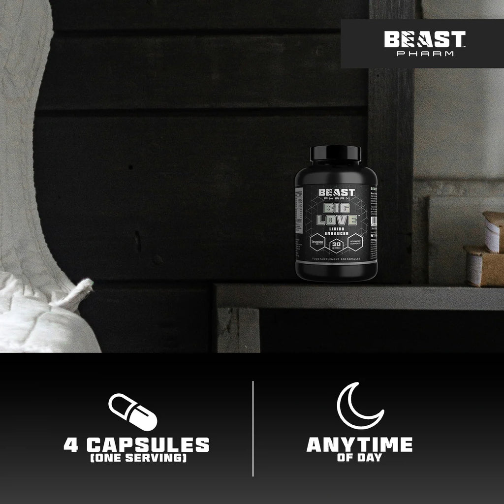 BEAST Pharm Big Love 120 Capsules - Hormone Support