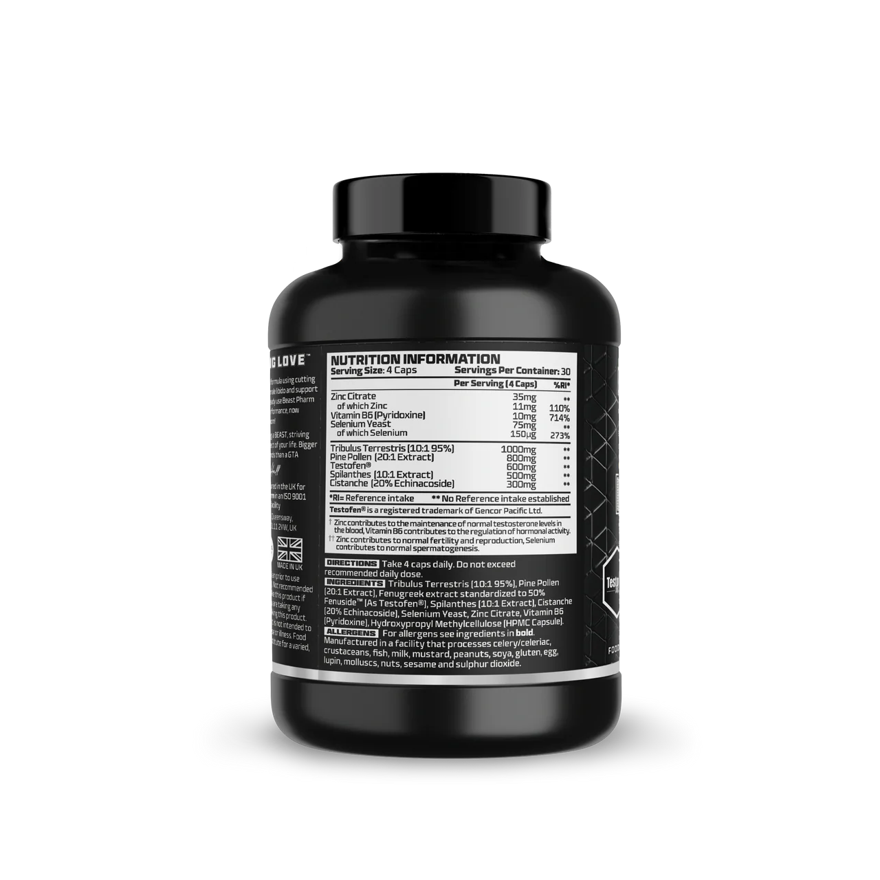 BEAST Pharm Big Love 120 Capsules - Hormone Support