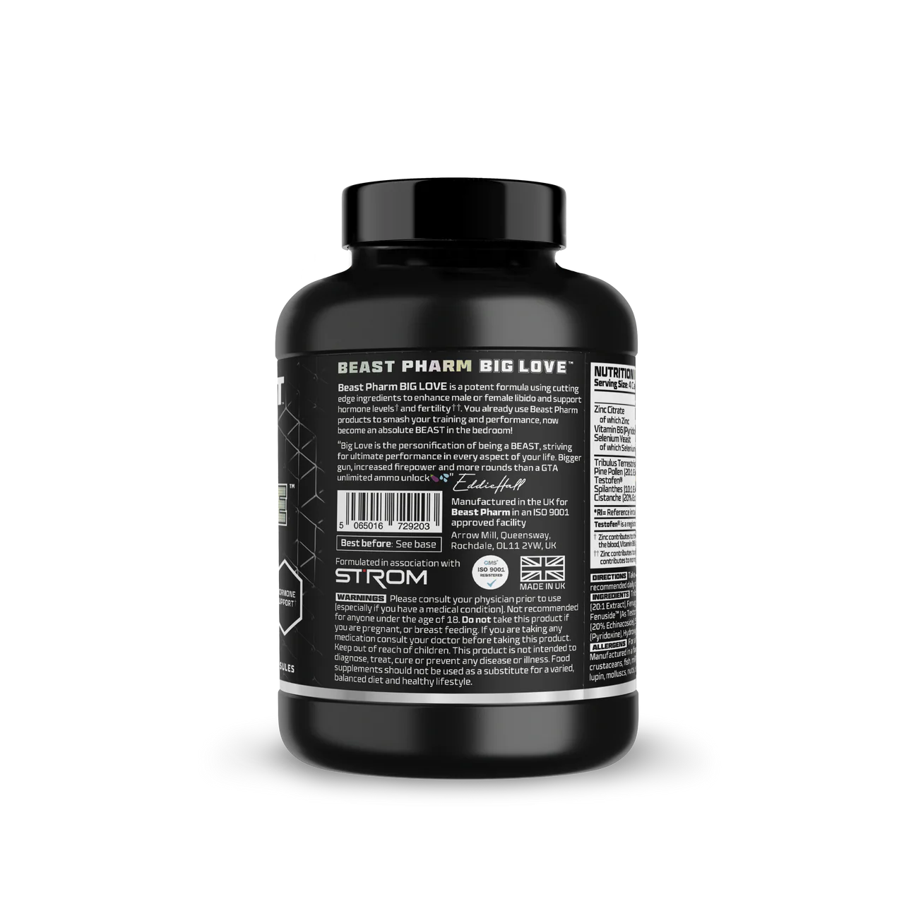 BEAST Pharm Big Love 120 Capsules - Hormone Support