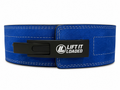 Lift It Loaded 10mm Leather Lever Weightlifting Belt - Cobalt Blue / Black Lever