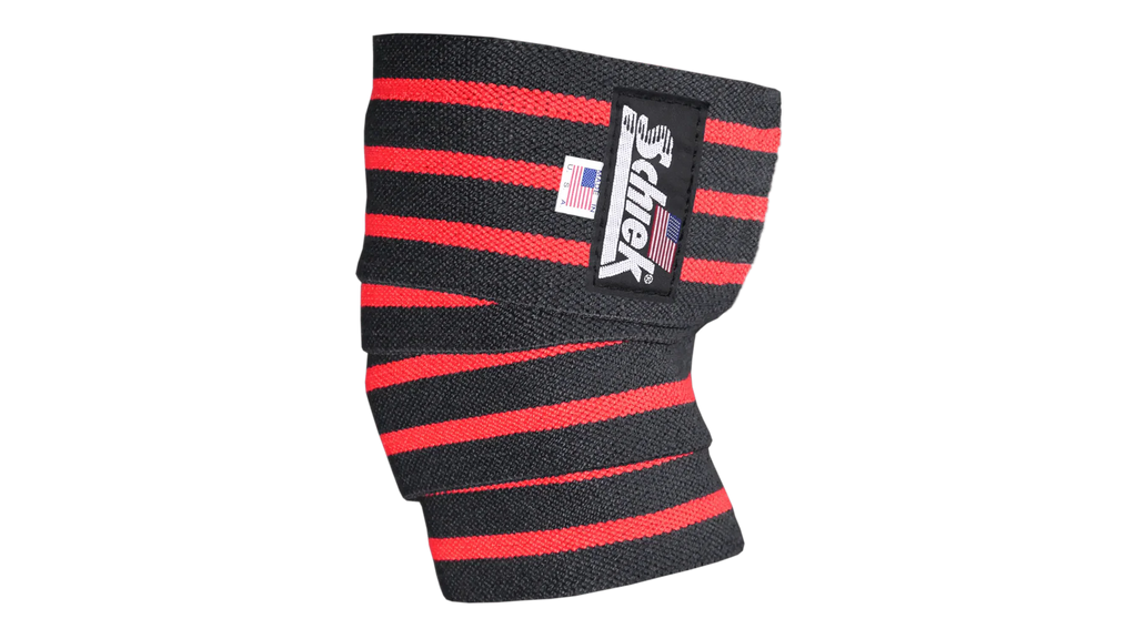 Black Line Knee Wraps - Model 1178B-V - With Velcro Enclosure