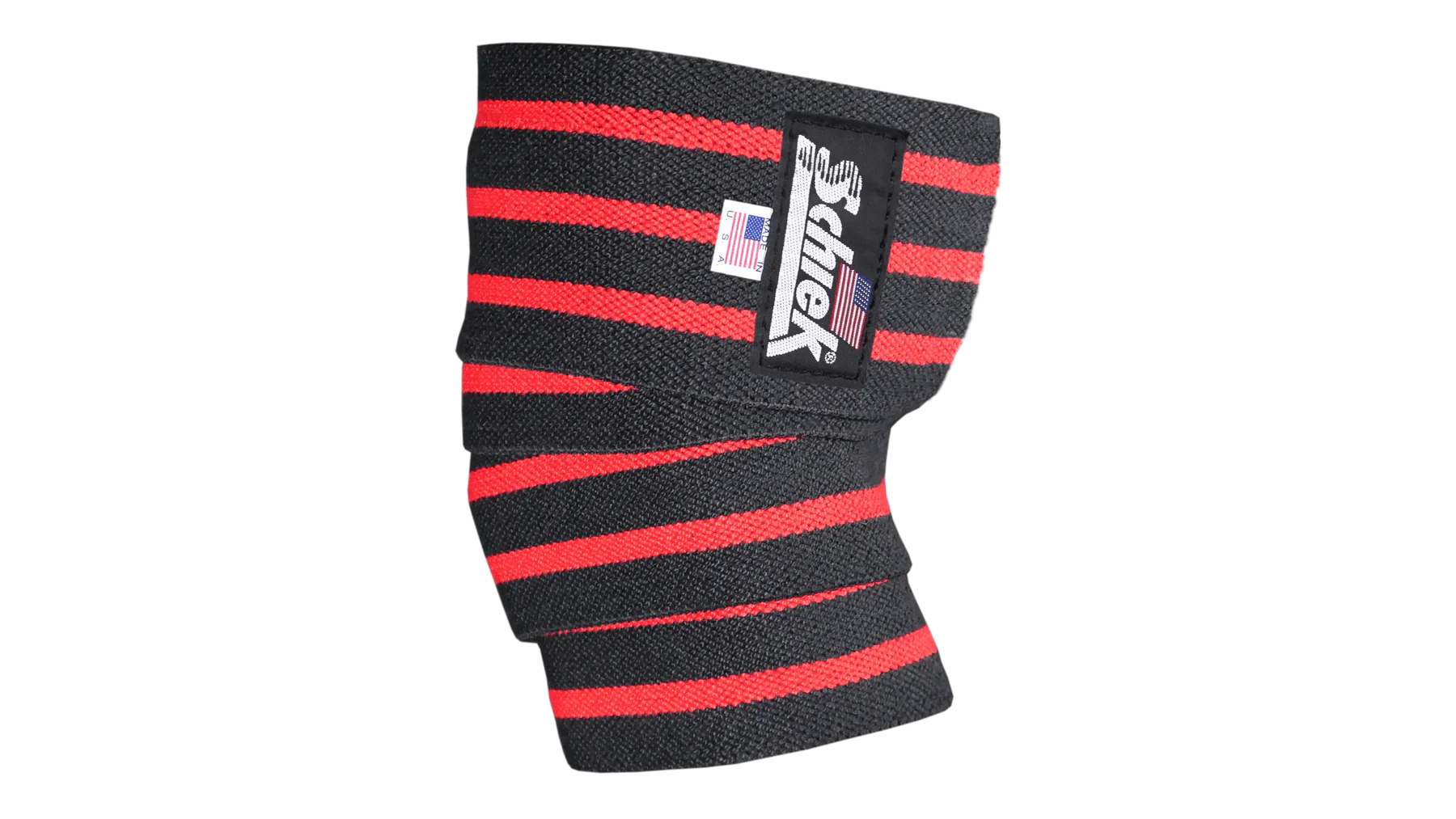 Black Line Knee Wraps - Model 1178B-V - With Velcro Enclosure
