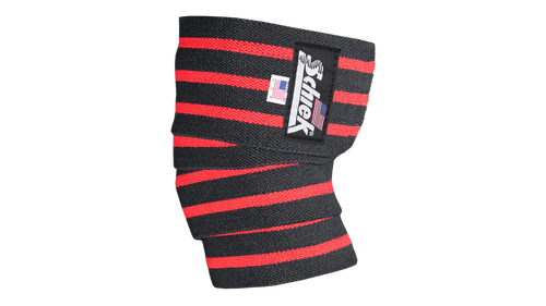 Black Line Knee Wraps - Model 1178B-V - With Velcro Enclosure