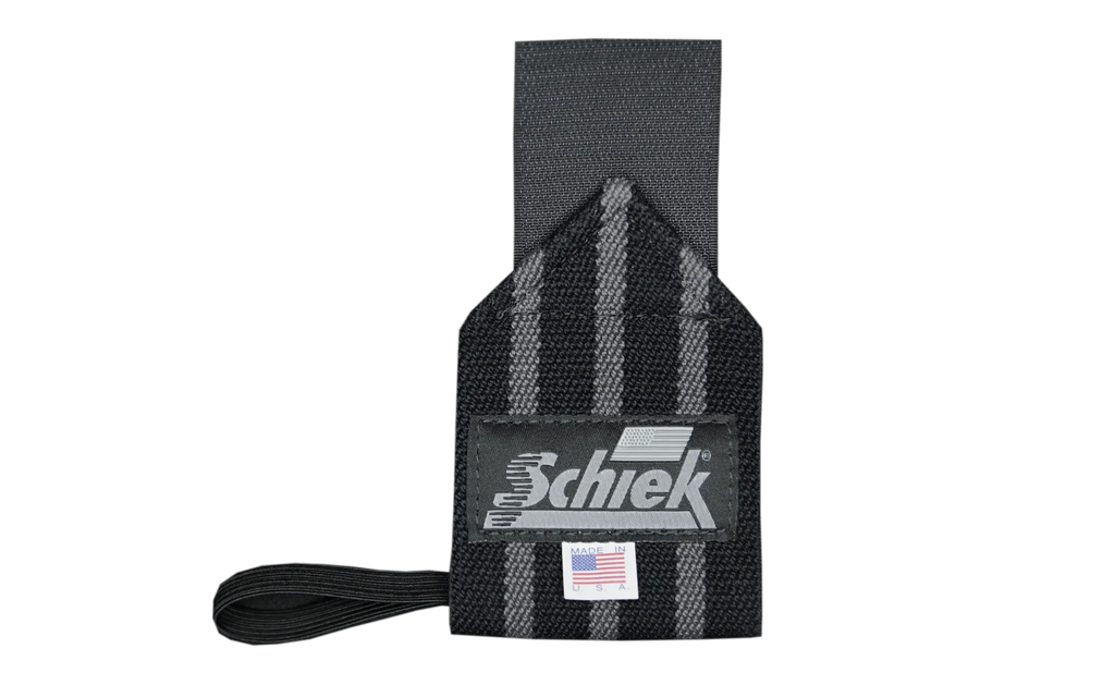Schiek Black Out Line Wrist Wraps - 12"