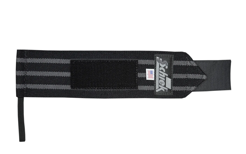 Schiek Black Out Line Wrist Wraps - 12"