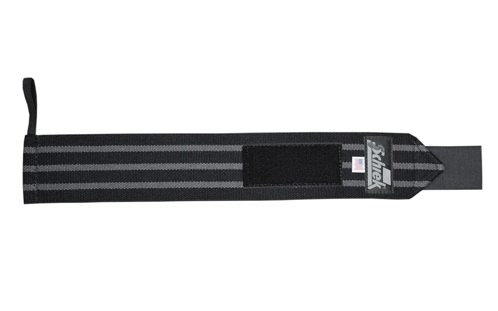 Schiek Black Out Line Wrist Wraps - 12"