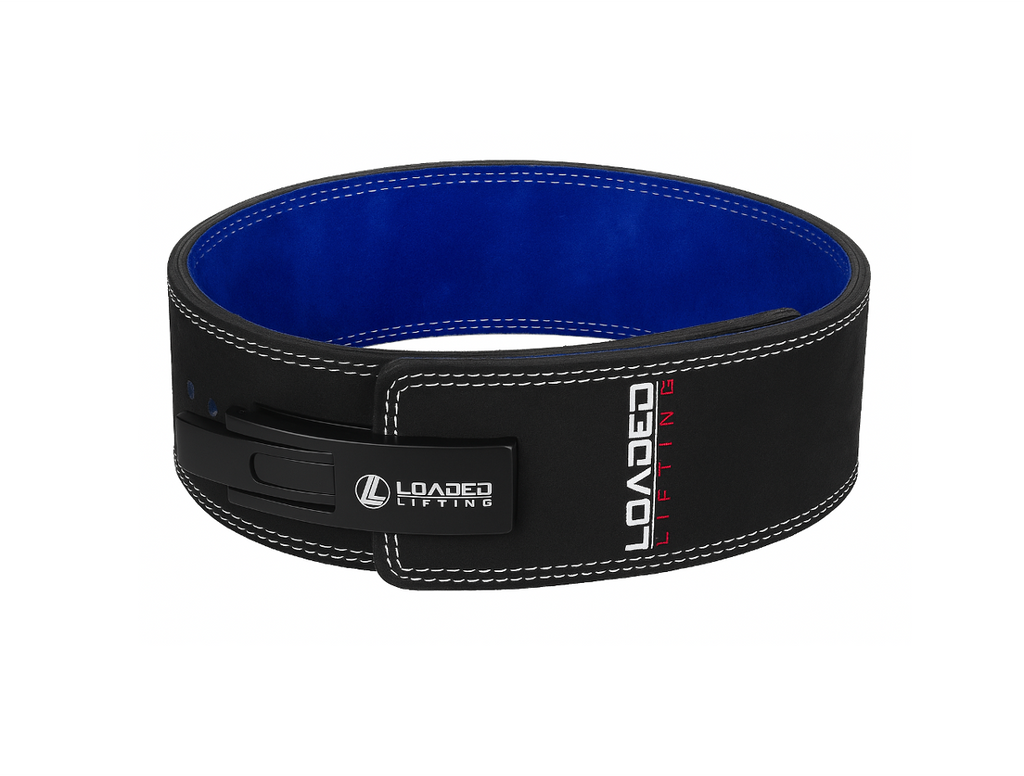 Loaded Lifting Economy Lever Belt 10mm (Black / Cobalt Blue)