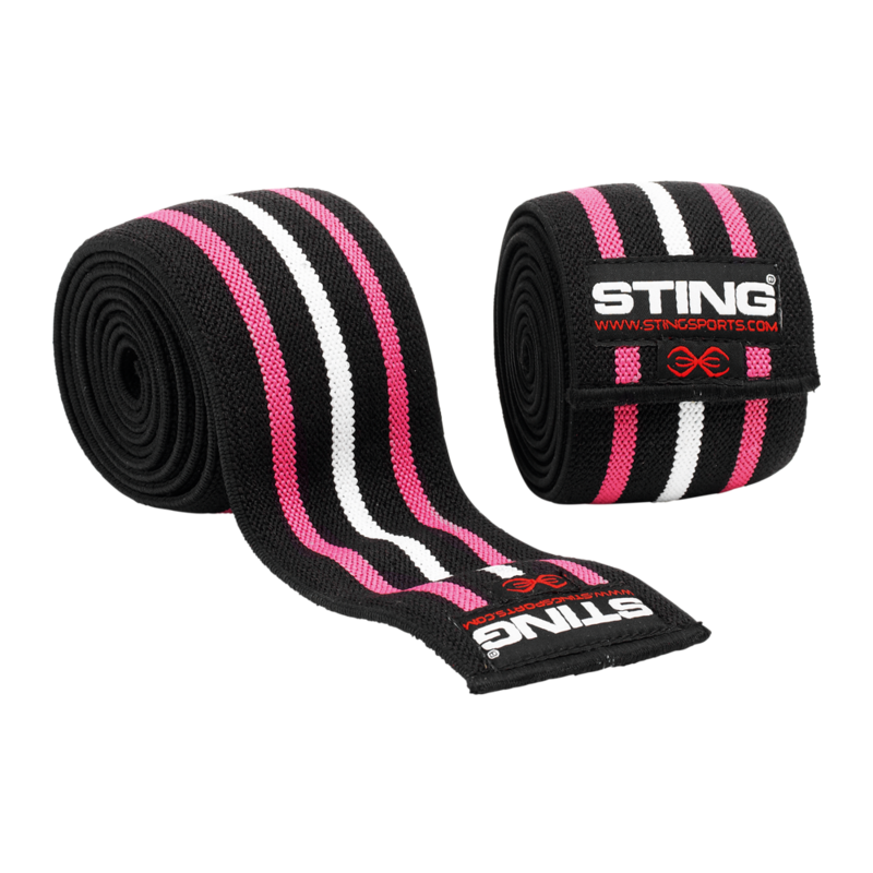 Sting Elasticised Lifting Knee Wraps