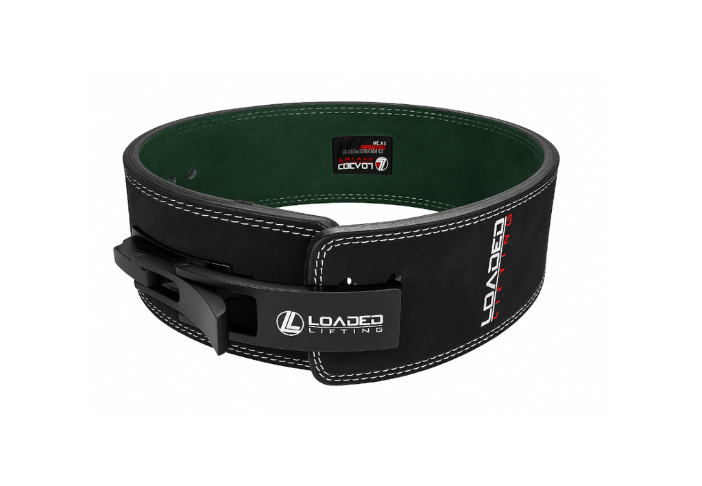 Loaded Lifting Economy Lever Belt 10mm (Black / Emerald)