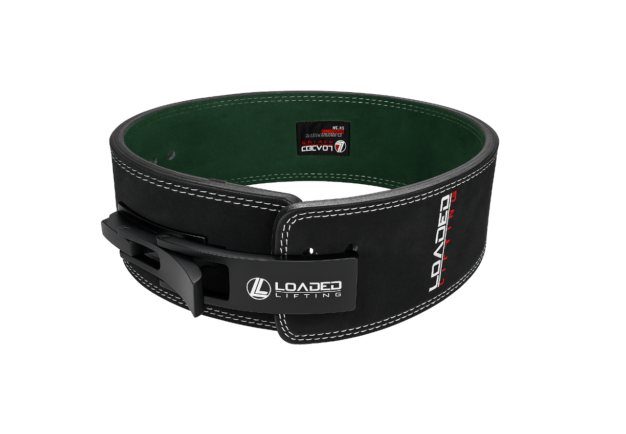 Loaded Lifting Economy Lever Belt 10mm (Black / Emerald)