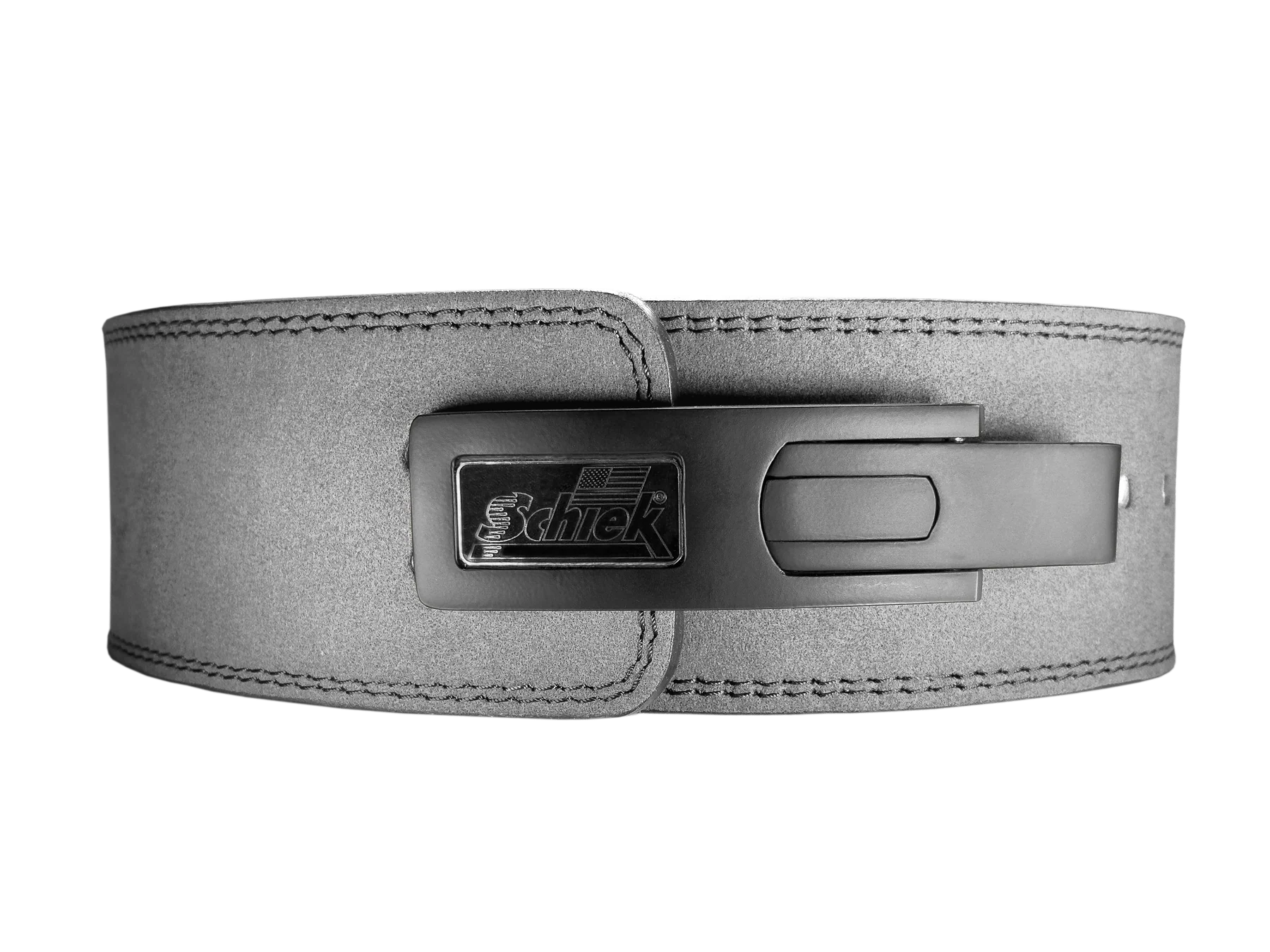 Schiek Sports L7010 Lever Power Belt - Silver