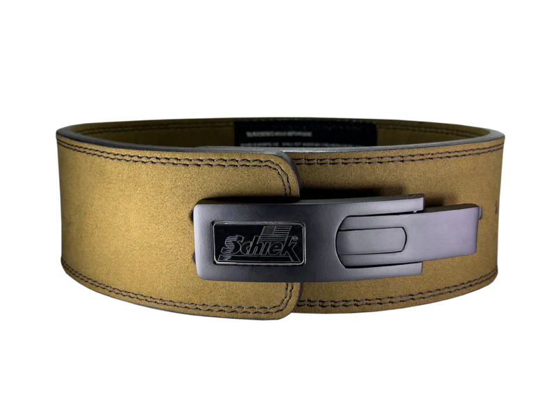 Schiek Sports L7010 Lever Power Belt - Olive Gold