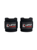 Lift it Loaded® Padded Neoprene Ankle Straps with Velcro Lock and Hoop (Black)
