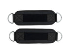 Lift it Loaded® Padded Neoprene Ankle Straps with Velcro Lock and Hoop (Black)