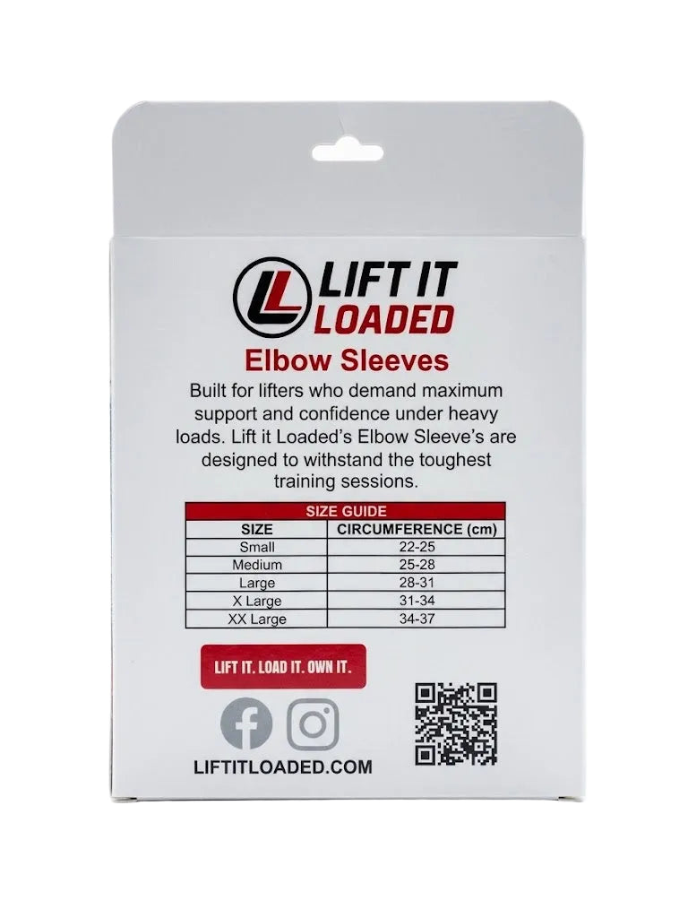 Lift it Loaded® Elbow Sleeve in Neoprene (Silicone Logo)
