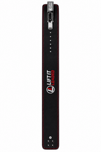 Lift it Loaded® Premium Leather Lever Lifting Belt - 10mm (Silver Buckle / Embroidered Logo)