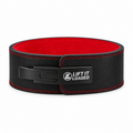 Lift it Loaded® Premium Leather Lever Lifting Belt - 10mm (Black Buckle / Embossed Logo)
