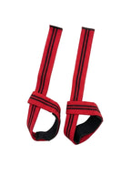 Lift it Loaded® Lifting Strap Cotton (Black with Red Stripe)