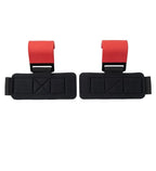 Lift it Loaded® Power Lifting Hook with Neoprene Padded Velcro Strap (Red)