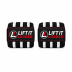 Lift it Loaded® Wrist Wrap with Velcro Lock - 18“ (Black / White Stripe)