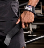 Schiek Model 1000LLS - Leather Lifting Straps - Black
