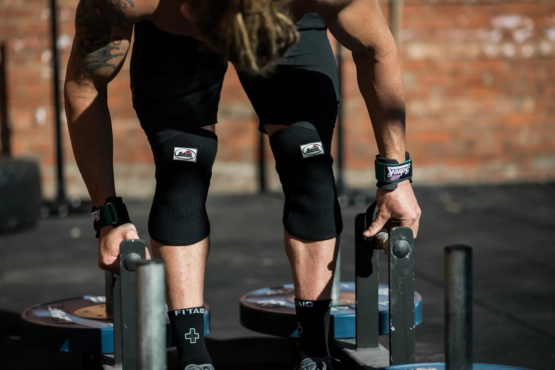 Model 1000PLS - Power Lifting Straps - Green