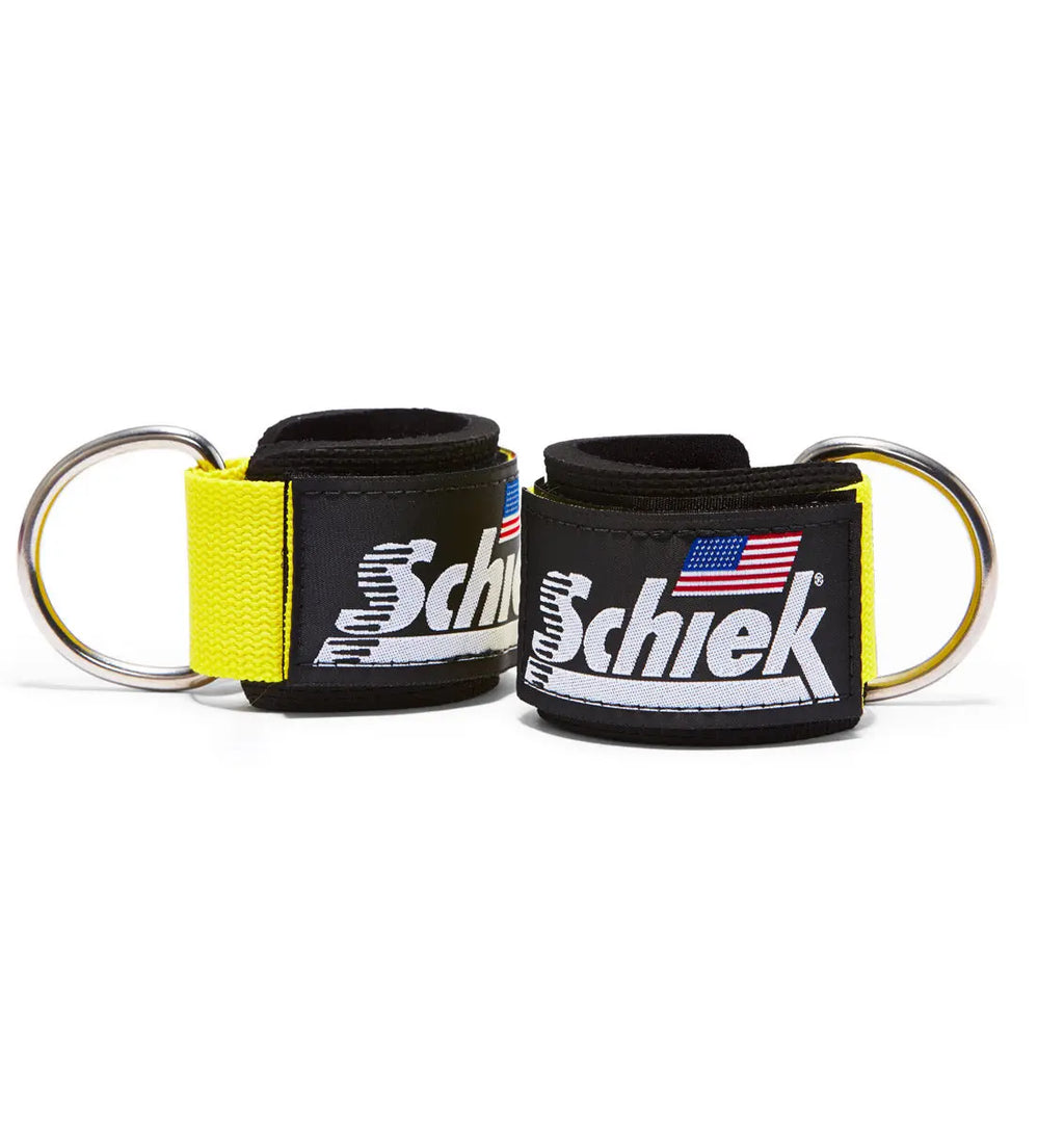 Model 1700 Ankle Straps for Cable Machine Attachment - Yellow