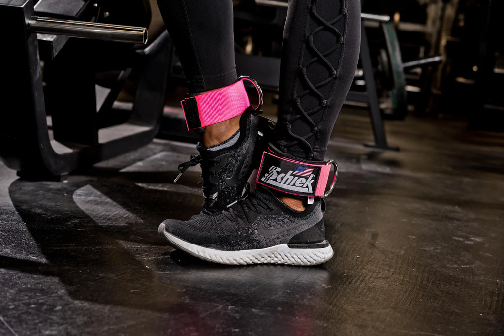 Model 1700 Ankle Straps for Cable Machine Attachment - Pink