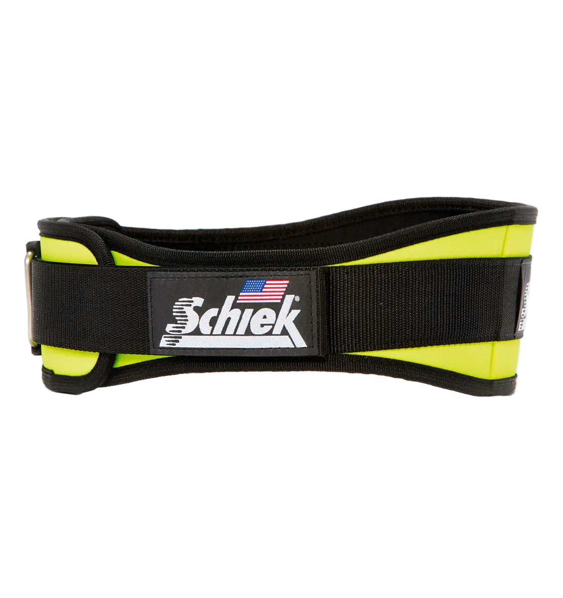 Schiek 2004 Lifting Belt - Neon Yellow