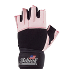 Model 540 Pink Platinum Lifting Gloves with Wrist Wraps