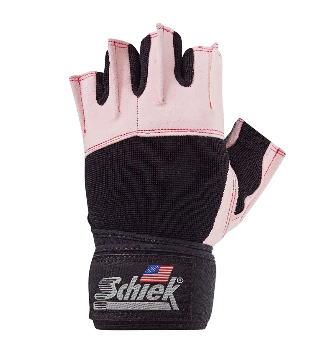 Model 540 Pink Platinum Lifting Gloves with Wrist Wraps