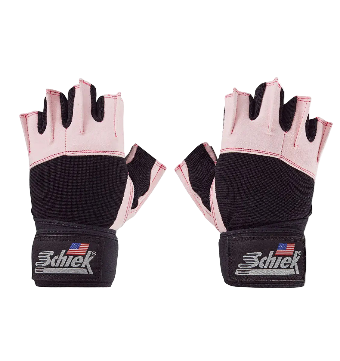 Model 540 Pink Platinum Lifting Gloves with Wrist Wraps