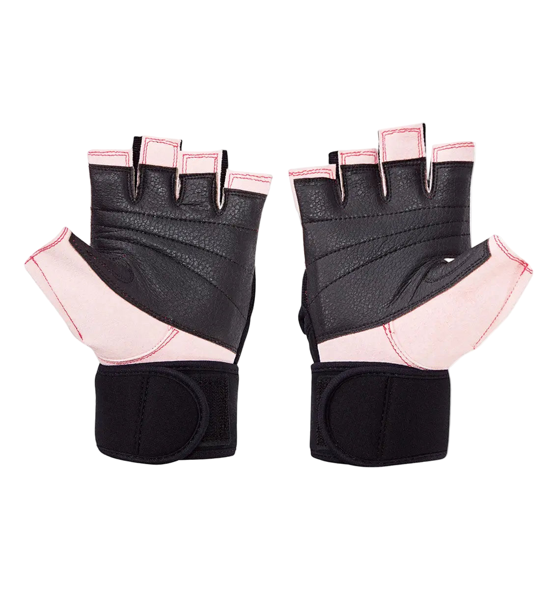 Model 540 Pink Platinum Lifting Gloves with Wrist Wraps
