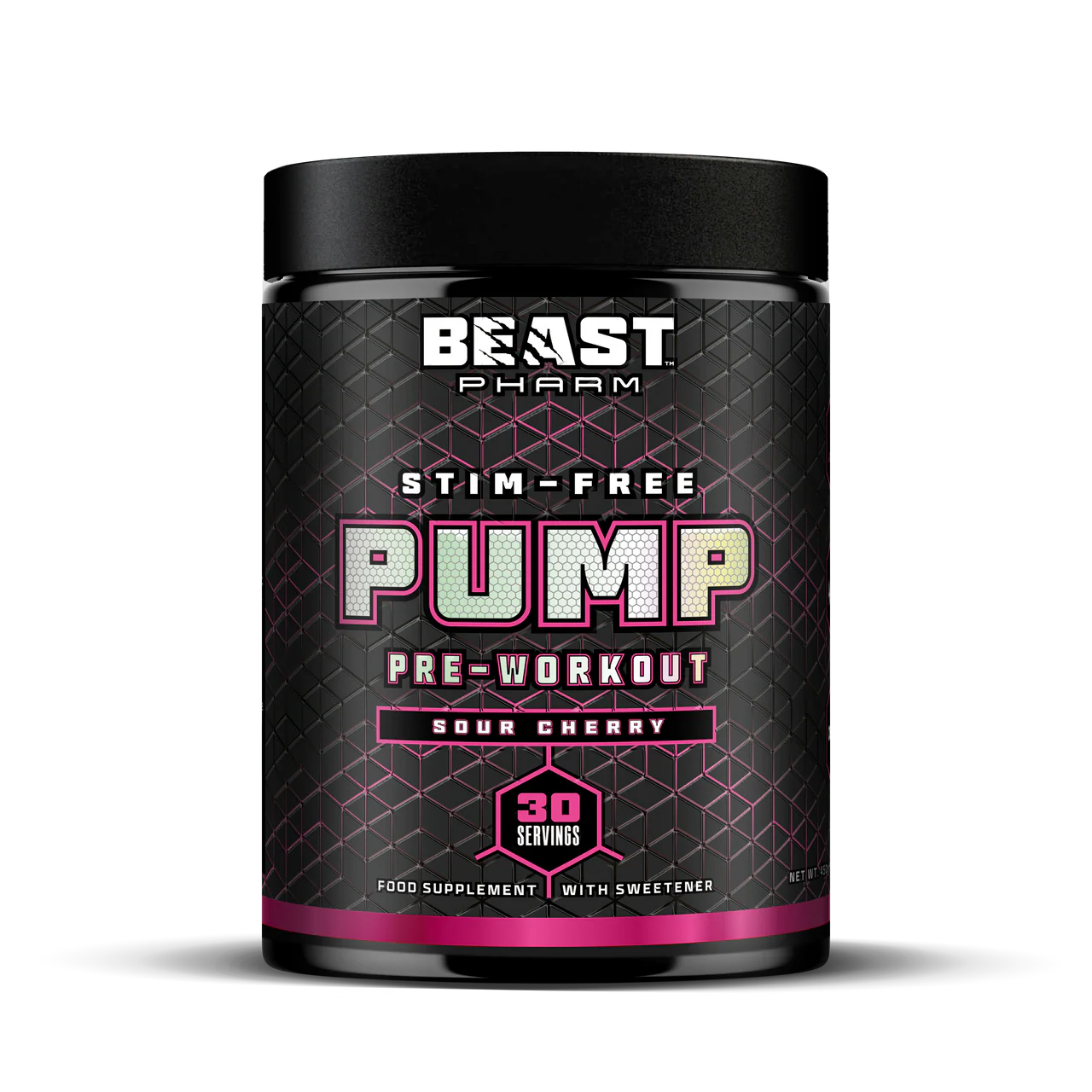 PUMP Stimulant Free Pre-Workout - 30 Servings - Sour Cherry