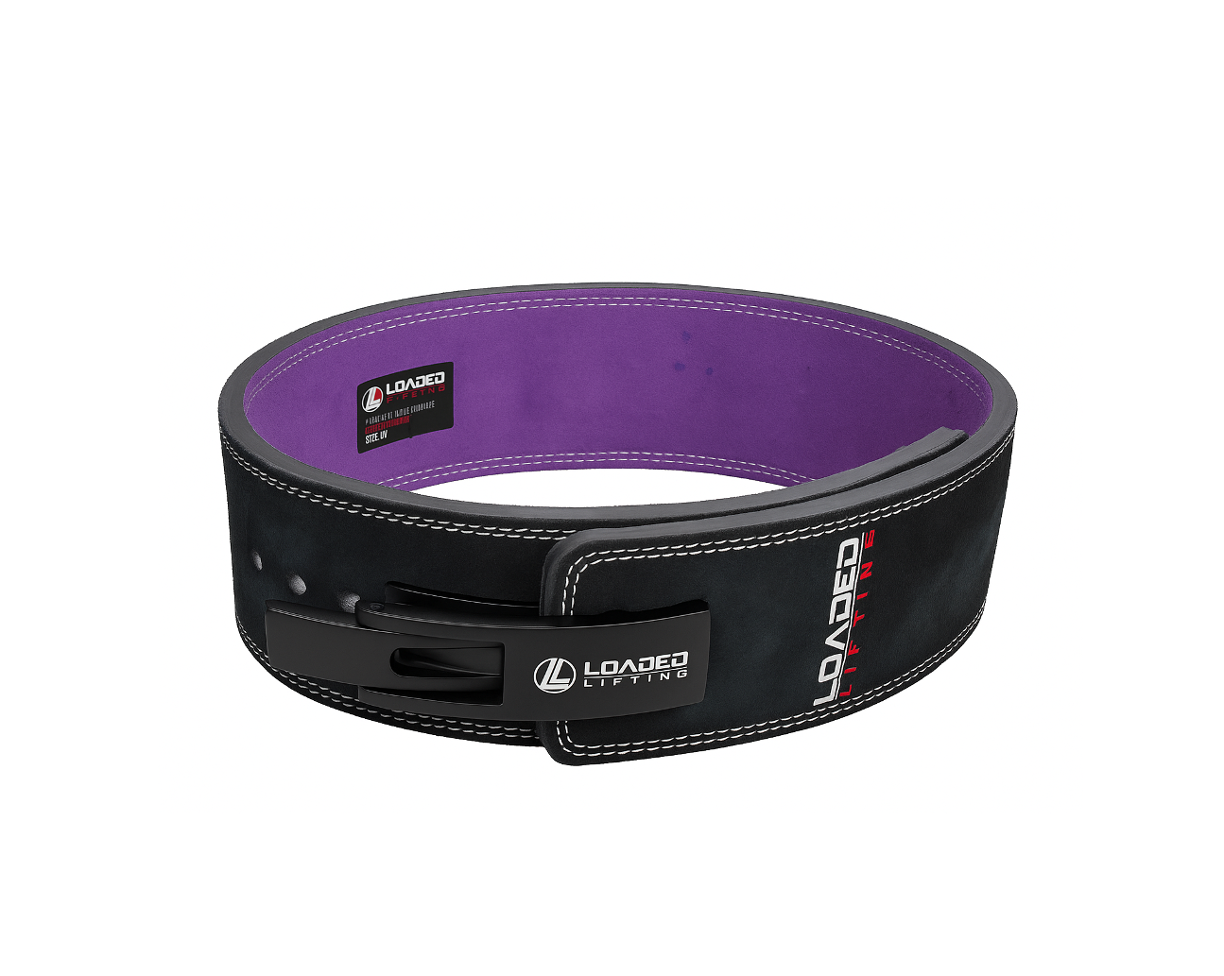 Loaded Lifting Economy Lever Belt 10mm (Black / Purple)