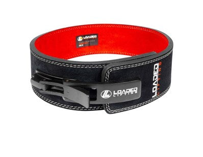 Loaded Lifting Economy Lever Belt 13mm (Black / Red)