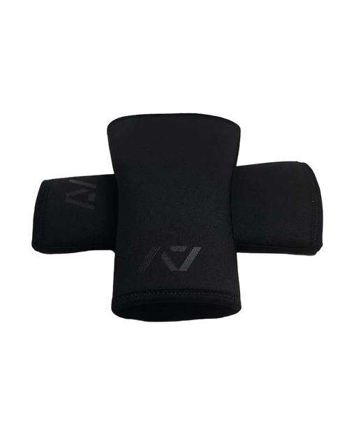 A7 Hourglass Knee Sleeves - Rigor Mortis - Black