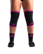 A7 Hourglass Knee Sleeves - Rigor Mortis - Flamingo