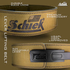 Schiek Sports L7010 Lever Power Belt - Olive Gold
