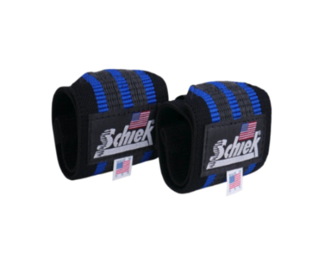 Schiek Blue Line Wrist Wraps - 24"