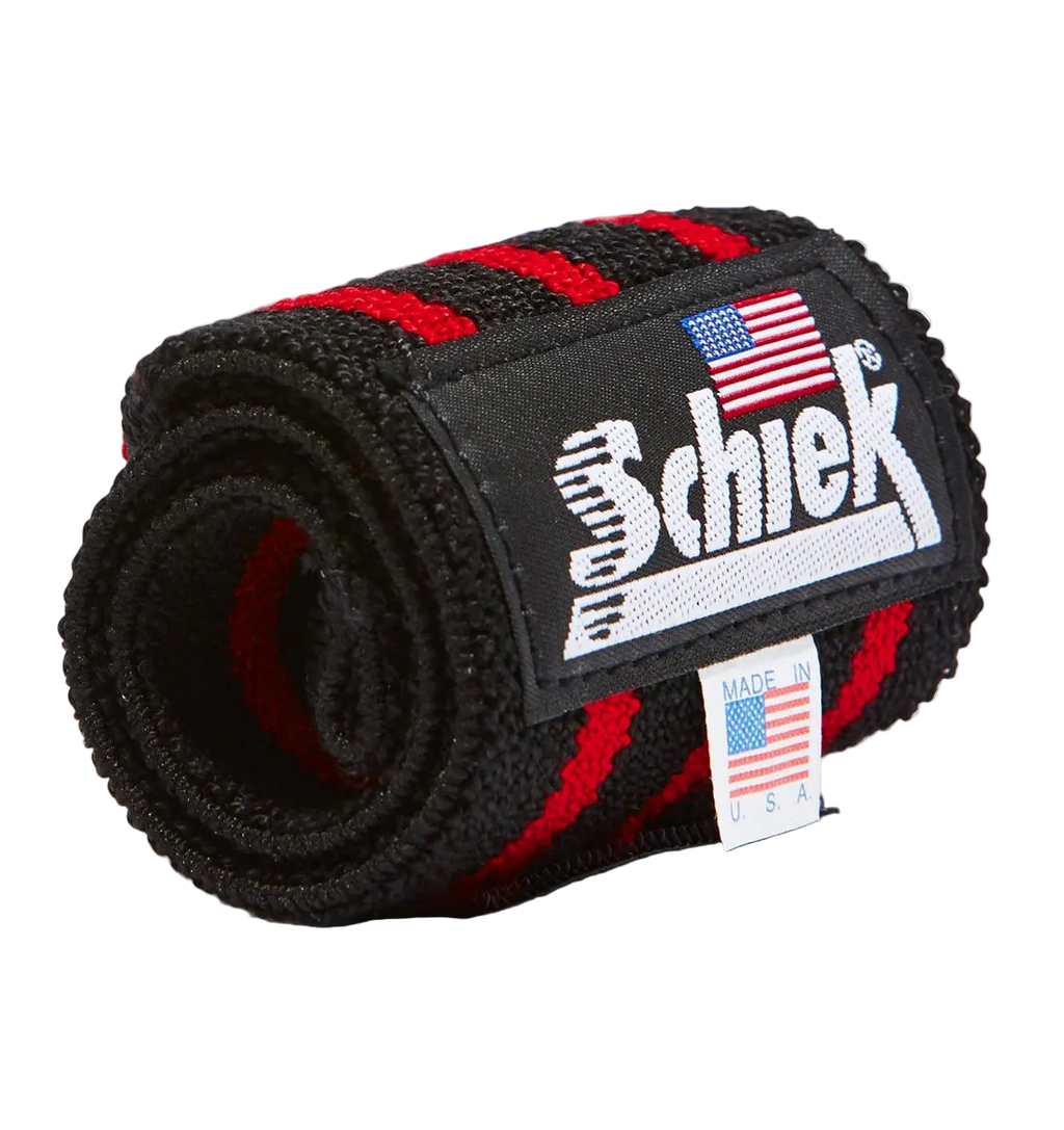 Schiek Black Line Wrist Wraps - 12"
