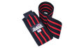 Schiek Model 1152 Elbow Wraps - Black Red Stripe