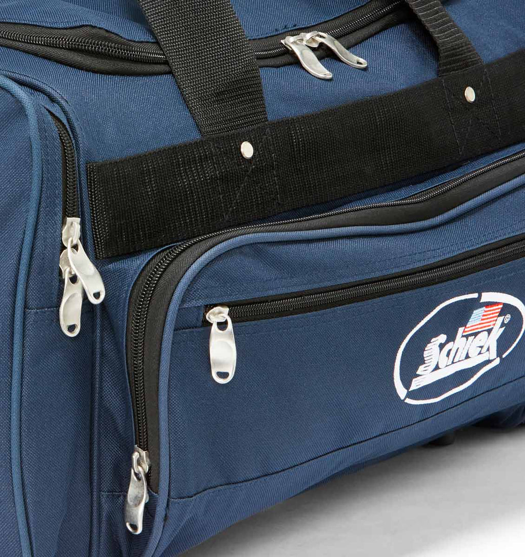Schiek Deluxe Gym Bag - Navy Blue